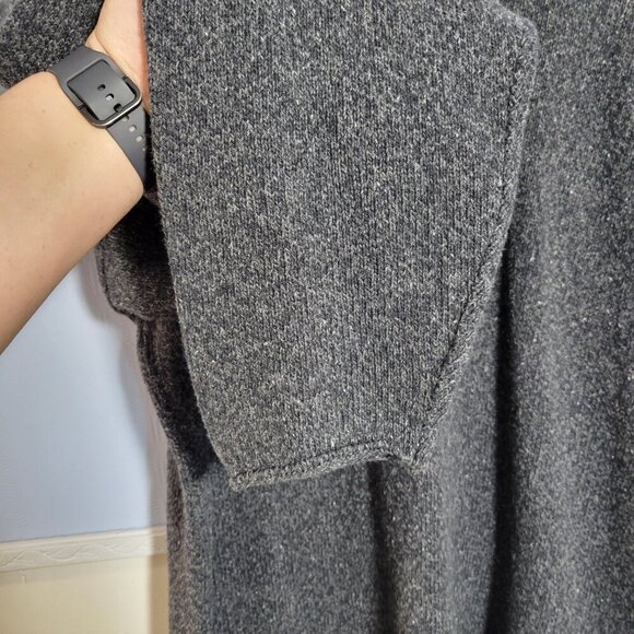 OTB One Touch Brand Men's Extra Large Heathered Dark Gray Crewneck Sweater - Picture 4 of 8